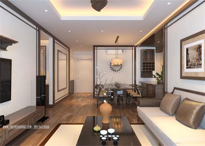 Thiết kế nội thất chung cư cao cấp tại Home City - Anh Đông